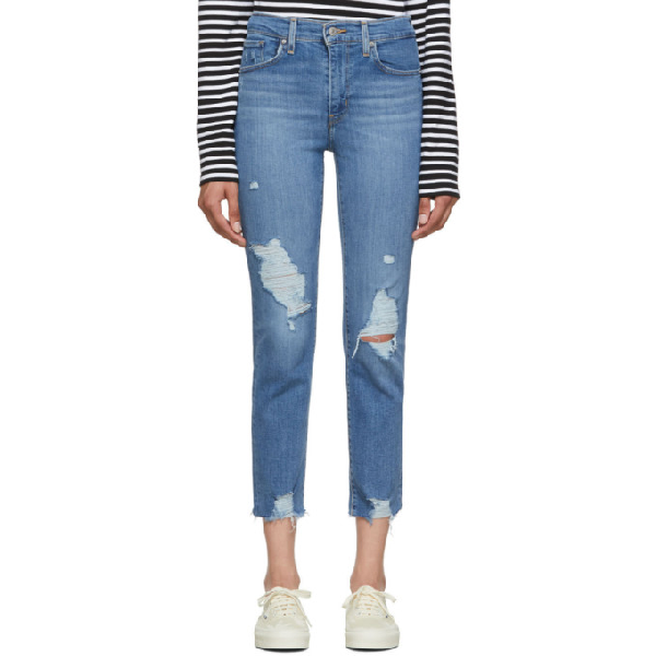 levi's straight crop jeans