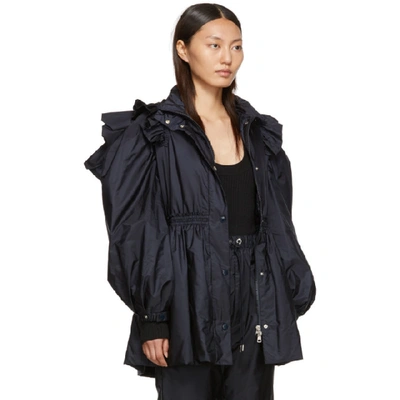 Shop Moncler Genius 4 Moncler Simone Rocha Navy Susan Jacket In 743 Navy