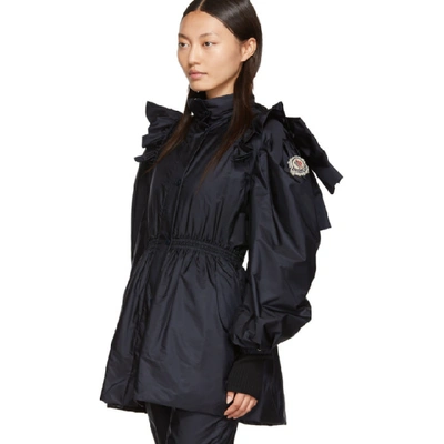 Shop Moncler Genius 4 Moncler Simone Rocha Navy Susan Jacket In 743 Navy