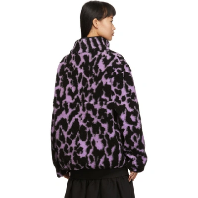 Shop Ashley Williams Purple Fleece Juju Pullover