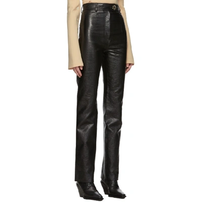 Shop A.w.a.k.e. Mode Black Patent Back-to-front Trousers