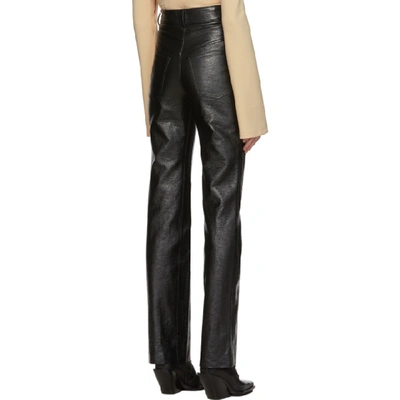 Shop A.w.a.k.e. Mode Black Patent Back-to-front Trousers