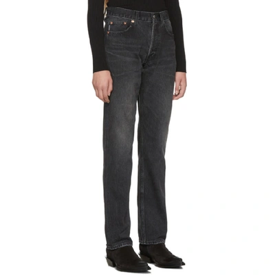 Shop Balenciaga Black Standard Jeans In 1664 Vintbl