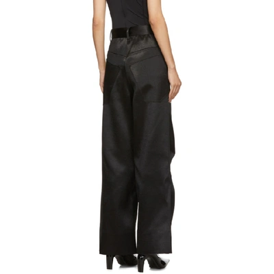 Shop Off-white Black Duchesse Overiszed Tomboy Trousers