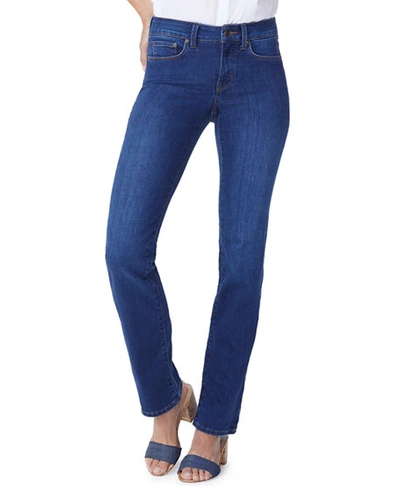 Shop Nydj Marilyn Straight-leg Jeans In Cooper