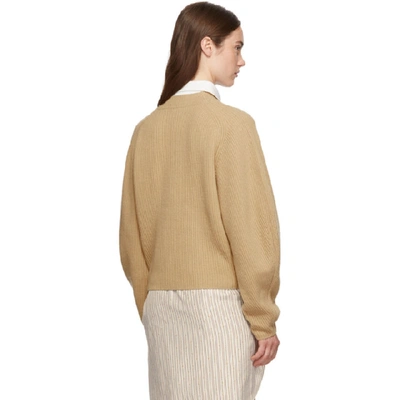 Shop Chloé Chloe Brown Wool And Cashmere Sweater In 20l Barlbrw