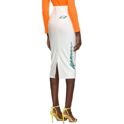 Shop Off-white Multi-logo Sporty Skirt In Wht Multi