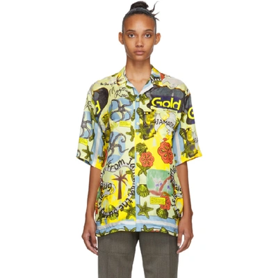 Shop Martine Rose Multicolor Jamaika Hawaiian Shirt