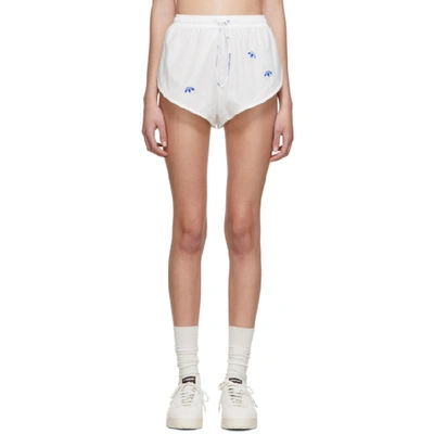 Shop Adidas Originals By Alexander Wang White Aw Shorts In Core White