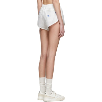 Shop Adidas Originals By Alexander Wang White Aw Shorts In Core White