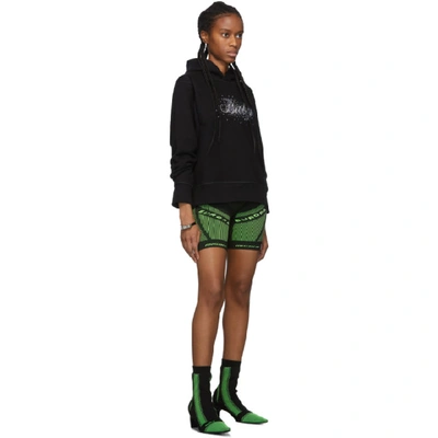 Shop Misbhv Black And Green Active Future Shorts