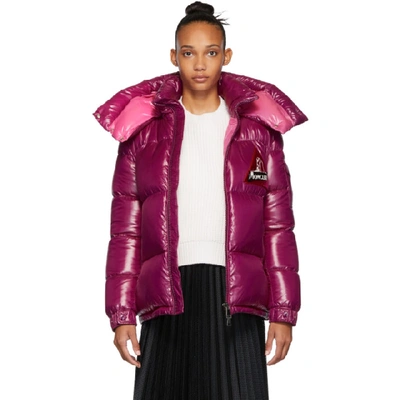 Moncler Wilson Hooded Quilted Down Puffer Jacket In Pink | ModeSens
