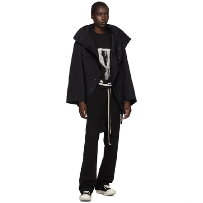 Shop Rick Owens Drkshdw Black Rick Level T-shirt In 09 Black