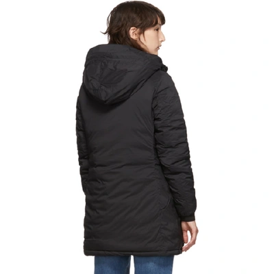 Shop Canada Goose Black Camp Hooded Jacket In 61 Black