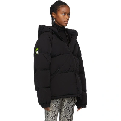 Shop Misbhv Black Down Europa Jacket