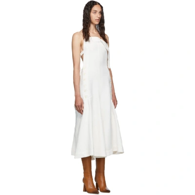 Shop Jacquemus White La Robe Tablier Dress