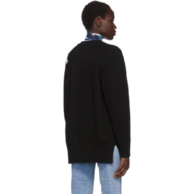 Shop Kenzo Black Sport Zipped Sweater In 99 Black