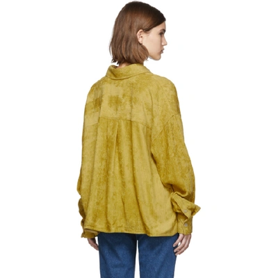 Shop Isabel Marant Yellow Fanao Shirt In 10dy Dusty