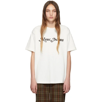 Shop Marc Jacobs Off-white New York Magazine Edition The Logo T-shirt In 100 White