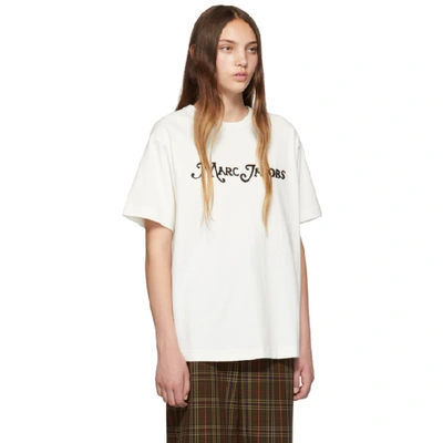 Shop Marc Jacobs Off-white New York Magazine Edition The Logo T-shirt In 100 White