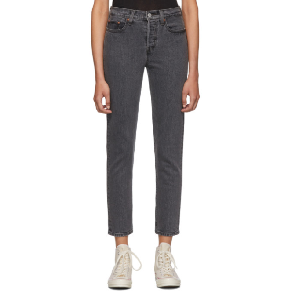 levis wedgie black jeans