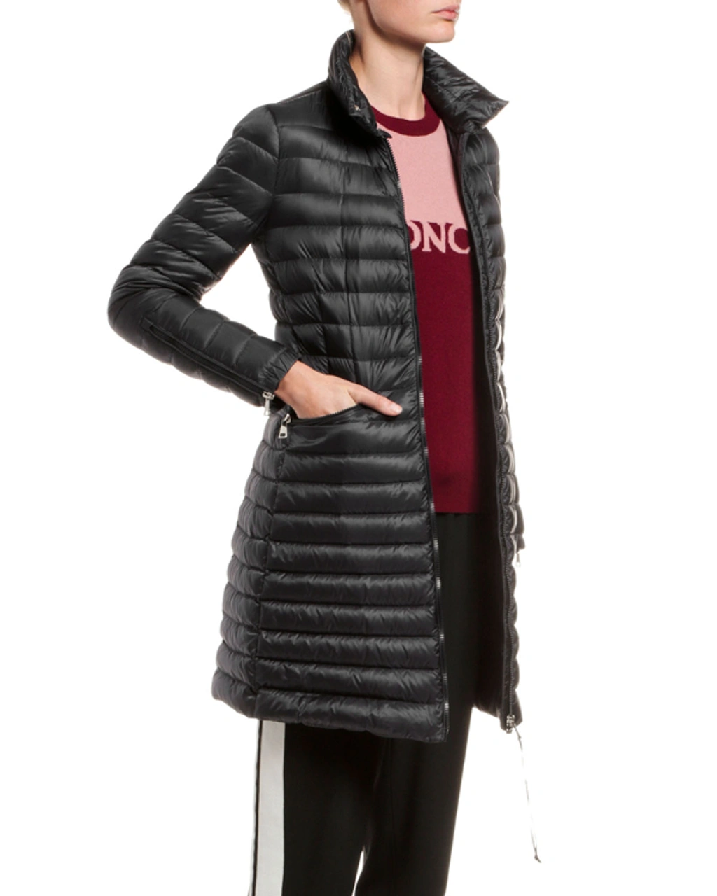 Moncler sable quilted down coat sale
