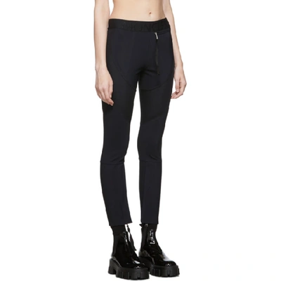 Shop Moncler Genius 2 Moncler 1952 Black Skinny Pocket Leggings In 998 Black