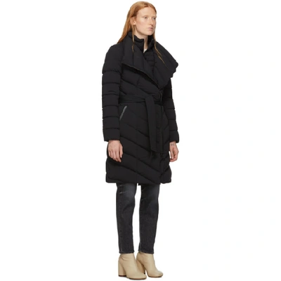 Shop Mackage Black Down Ilena Coat