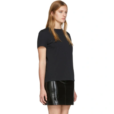 Shop Helmut Lang Black Stacked T-shirt In Black Basal
