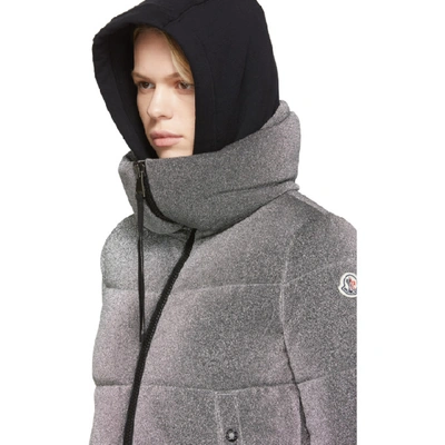 Shop Moncler Silver Down Bandama Jacket In 910 Silver