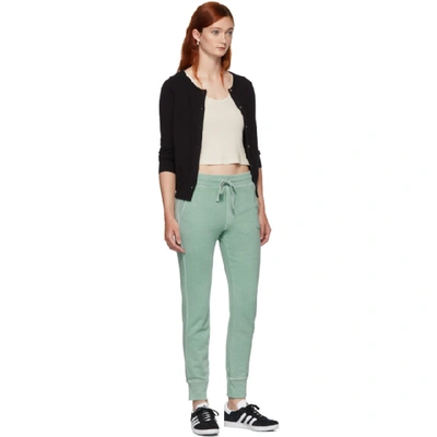 Shop Amo Green Classic Lounge Pants In 350 Agave