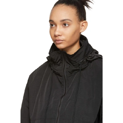 Shop Kenzo Black Windbreaker Jacket In 99 - Black