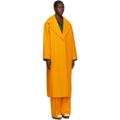 JACQUEMUS 橙色“LE MANTEAU QUITO”大衣