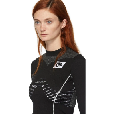 Shop Off-white Black Athletic Long Sleeve T-shirt