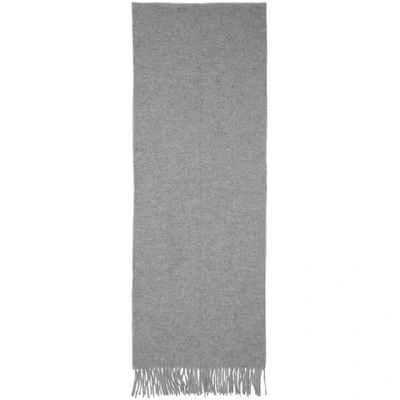 Shop Isabel Marant Grey Zalinea Classic Scarf In 02gy Grey