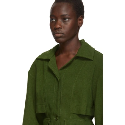 JACQUEMUS 绿色“LA CHEMISE MONCEAU”衬衫