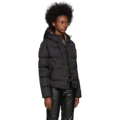 Shop Moncler Black Down Lena Hooded Jacket In 999 Black