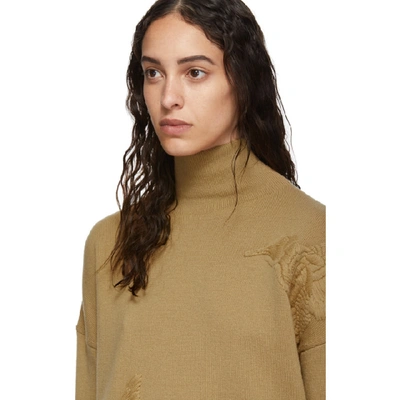 Shop Altuzarra Brown Bromley Turtleneck In 237 Farro