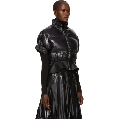 Shop Moncler Genius 6 Moncler Noir Kei Ninomiya Black Down Onyx Jacket In 999 Black