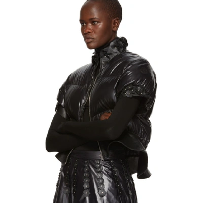 Shop Moncler Genius 6 Moncler Noir Kei Ninomiya Black Down Onyx Jacket In 999 Black