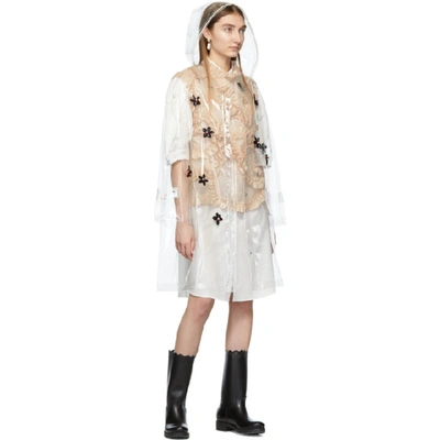 Shop Moncler Genius 4 Moncler Simone Rocha Transparent Coat In 001 Transpa