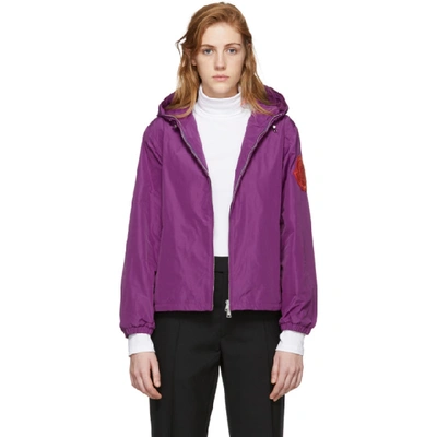 Shop Moncler Purple Alexandrite Jacket In 63b Purple