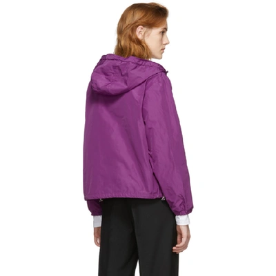 Shop Moncler Purple Alexandrite Jacket In 63b Purple