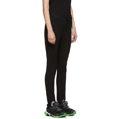 Shop Moncler Black Skinny Ski Pant In 999 Black