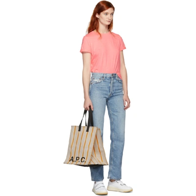 Shop A.p.c. Pink Cyd T-shirt In Faa Rose