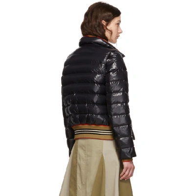 Shop Burberry Black Down Tb Hessle Jacket