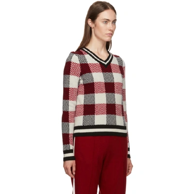 Shop Rag & Bone Rag And Bone Red Gabby V-neck Sweater In 600 Red