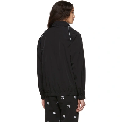Shop Misbhv Black Half-zip Raglan Jacket