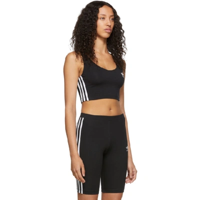 Shop Adidas Originals Black Cropped Tank Top