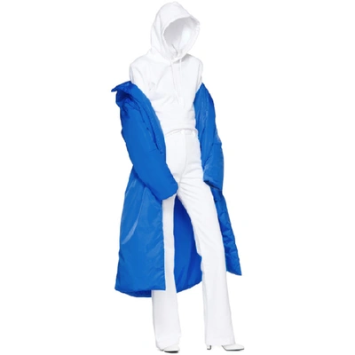 A-PLAN-APPLICATION 蓝色长款棉服